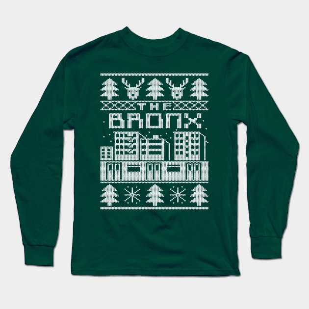 Bronx Christmas Long Sleeve T-Shirt by Ranter2887